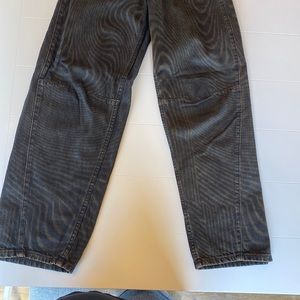 BDG 24 Waist---wide leg very cute, in great shape. Black w/ golden hue